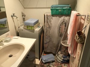 渋谷区の生前整理:老人ホーム入居に伴う家財整理の施工前