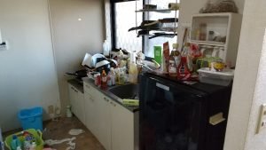 故人様の代理で司法書士事務所より不用品回収の依頼の施工前