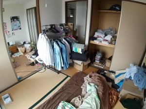 【2DK・買取有り】マンションの管理会社様より家財整理のご依頼 : マンション(105,000円〜)の施工前