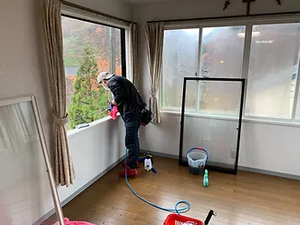 孤独死清掃から本格的なハウスクリーニングまでの施工前