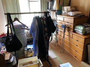 退去に伴う家財整理の施工前