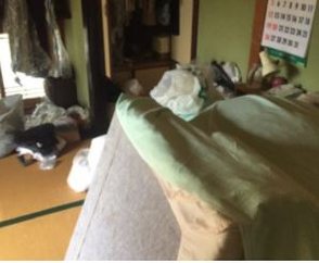 和室一部屋分の遺品整理:作業時間2時間の施工前
