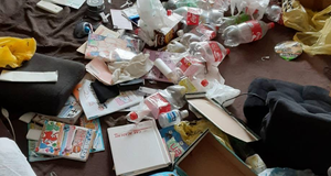 工務店様のご紹介で不用品回収のご依頼の施工前