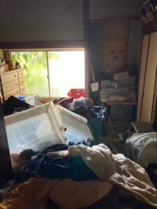 解体予定のゴミ屋敷清掃のご依頼の施工前