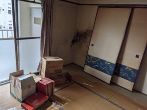 船橋市 3DK 県営住宅の遺品整理の施工前