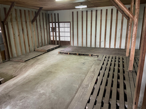 倉庫の中の不用品整理の施工後