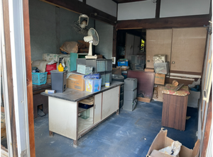 解体前の残地物撤去 一緒に片づけパックの施工前