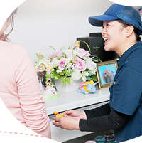 女性スタッフ対応!見積もりから作業完了まで担当スタッフが対応します!