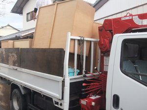 遺品整理と思い出の品配送、骨董屋さんの紹介の施工後