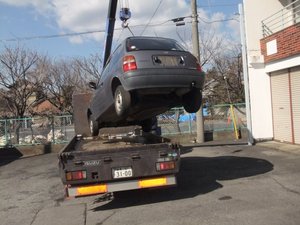 入院されている方の車を片付けさせていただきました。の施工後