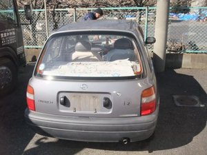 入院されている方の車を片付けさせていただきました。の施工前