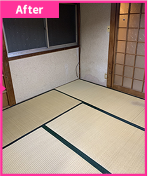 【お客様の声より】故人や遺族の方に寄り添った遺品整理を心がけておりますの施工後