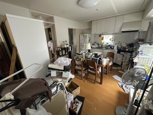 5LDKの遺品整理の施工前