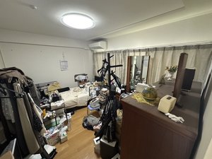 4LDKの遺品整理の施工前