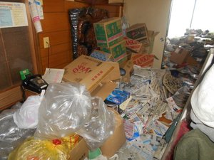 不用品整理処分の作業事例つづき2の施工前