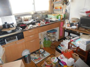 不用品整理処分の作業事例です。の施工前