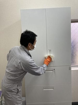 事務所のウイルス除菌(¥58,000)の施工前