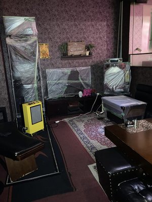 スポーツバーのウイルス除菌(¥420,000)の施工後