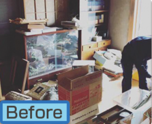 遺品整理の作業事例の施工前