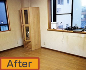 ゴミ屋敷の清掃もお任せください。の施工後