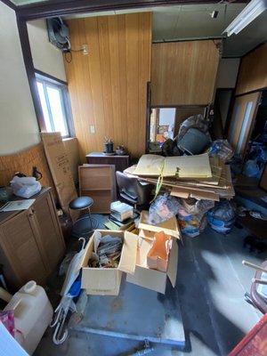 一軒家の不用品回収のご依頼の施工前