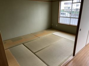消臭除菌・家財整理作業の施工後