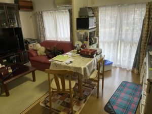 施設入所に伴う家財整理の施工前