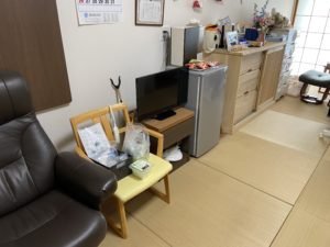 コロナ禍での有料老人ホーム内整理の施工前