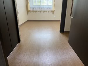 有料老人ホームにて家財の処分及び退去の清掃の施工後