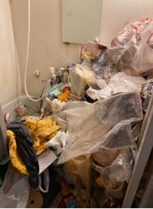 十数年片付けられていなかったゴミ屋敷もお任せください。の施工前