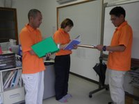 出発前の確認は怠りません!