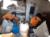 プロの遺品整理士が思いやりを持ってサービスを提供いたします。